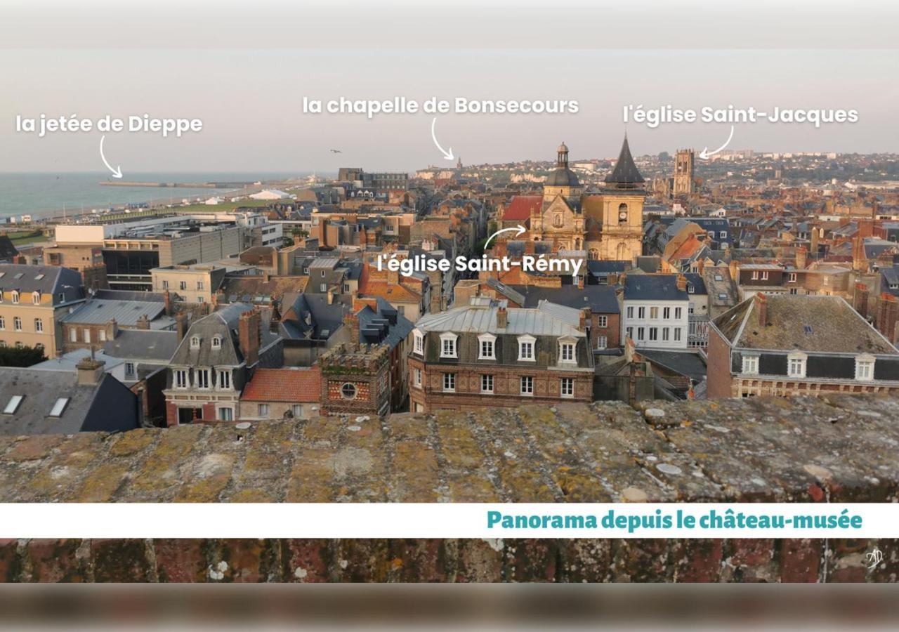 Maison De Charme A Dieppe, Confort Et Loisirs Extérieur photo